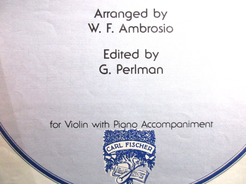Hungarian Dance No. 5 by Johannes Brahms Violin Solo w/ Piano Acc. - Picture 4 of 4