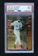 1994 Upper Deck SP Baseball Michael Jordan White Sox #CR2 Rookie PSA 9 MINT
