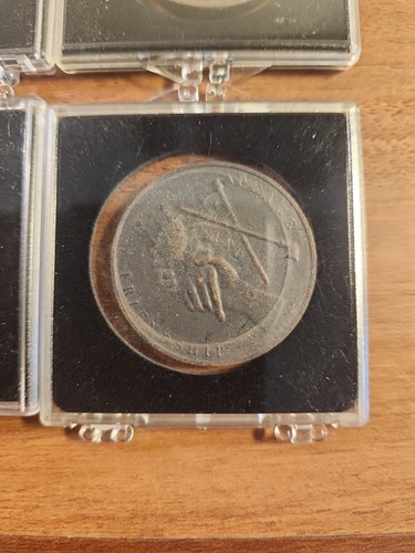 Bronze Präsidenten Medaillen Set 6 Münzen 1 5/16" siehe Beschreibung - Bild 14 von 14