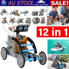 STEM 12-in-1 Solar Robot Toys DIY Science Building Kit for Kids Gifts
