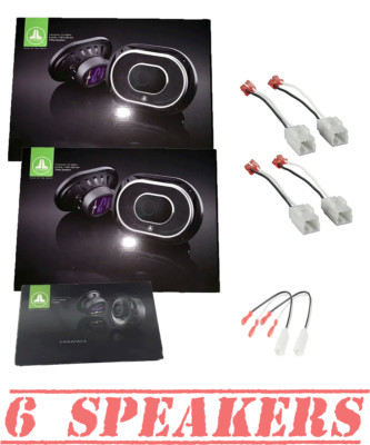 JL Audio C2 Series 6.9in Front-Rear Door + Dash Speakers for 2009-2023 RAM 1500