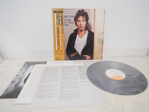 BRUCE SPRINGSTEEN/DARKNESS ON THE EDGE OF TOWN JAPAN ISSUE LP W/OBI,INNER,INSERT - Picture 3 of 9