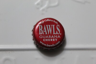 Red Bawls Guarana Cherry Soda Bottle Cap Fridge Magnet