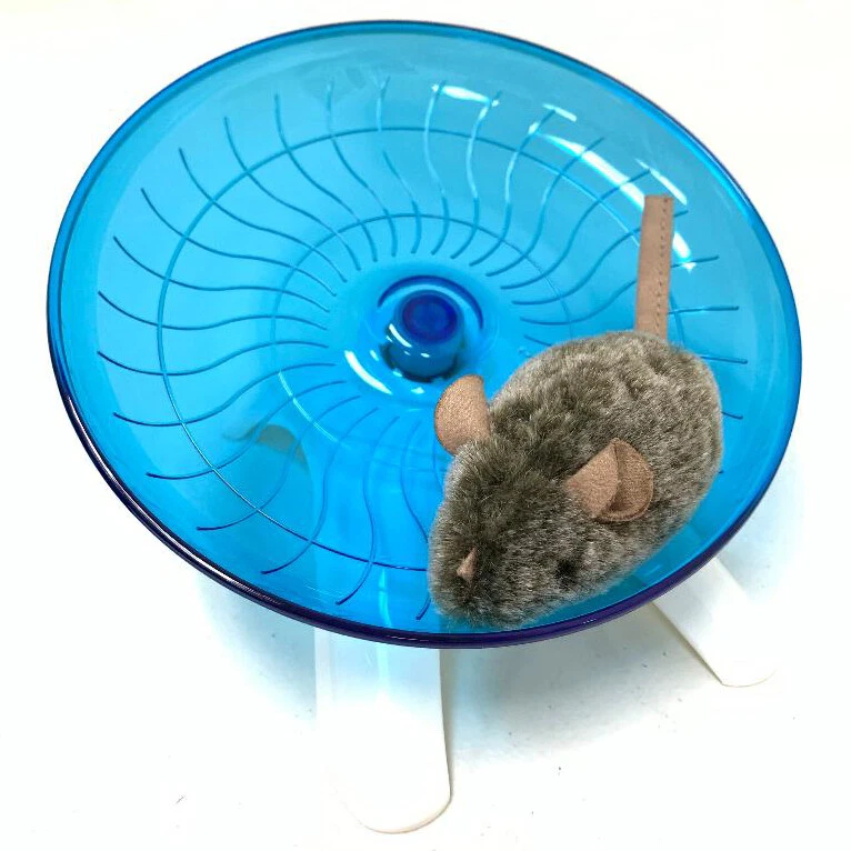 MCAGE Hamster Flying Saucer Running & Spinning Exercise Wheel Degu Gerbils Rats & Mice