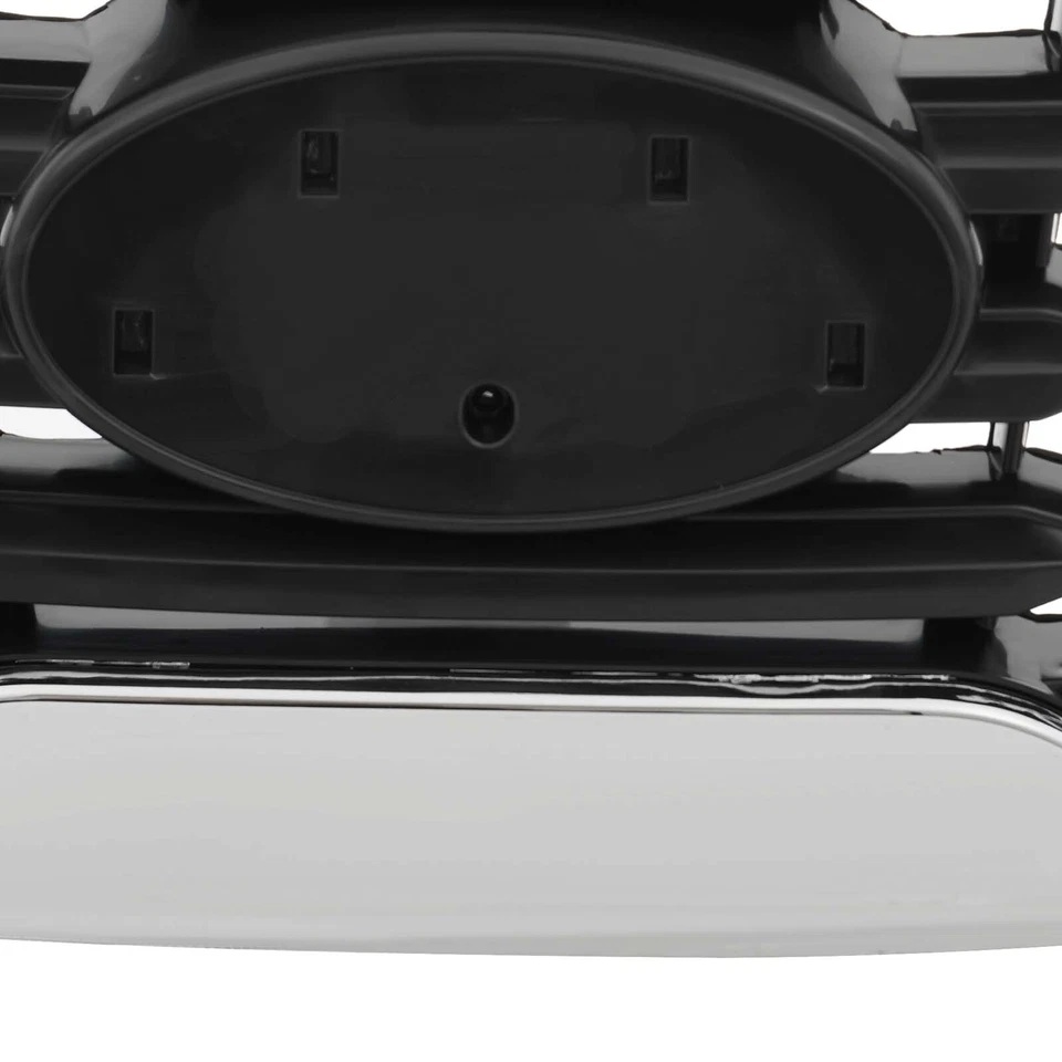 Grille w/ Gray Insert Fit 2010 2011 2012 2013 Kia Sportage Chrome Shell Plastic Foto 3 de 4