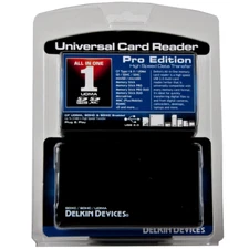 Delkin All-in-One Universal Card Reader Compatible with SDXC, UDMA and SDHC
