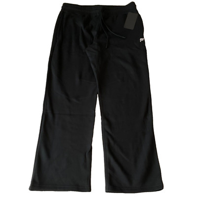 Fabletics The Go To Straight Leg Pants Mens Size XL Black Pocket Drawstring