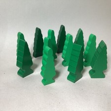 Wooden Christmas Trees x 12 for Wooden Train Set Track. Thomas the tank engine