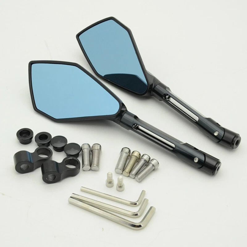 Боковые зеркала заднего вида с ЧПУ 8 мм 10 мм для Kawasaki Ninja ZX6R ZX7R ZX10R ZX14R - Изображение 2 из 4