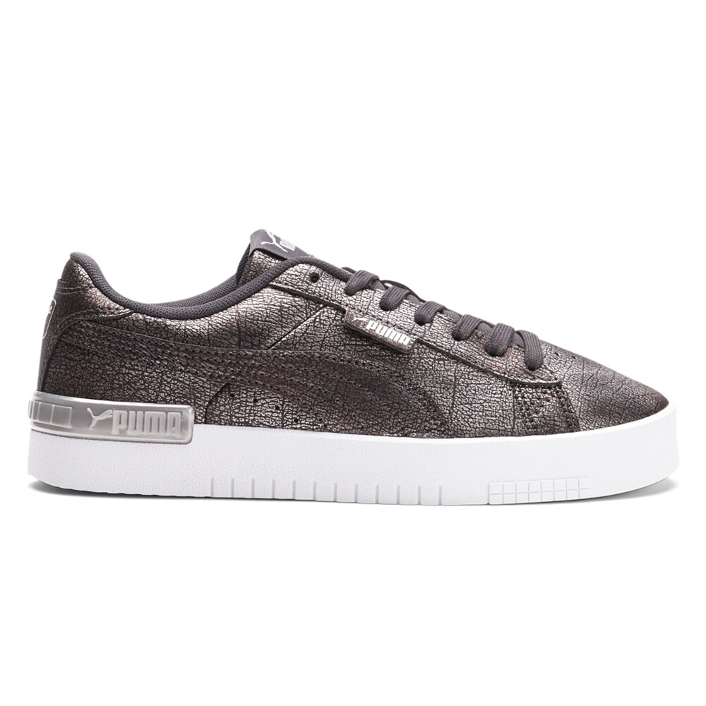 Повседневные женские кроссовки Puma Jada Metallic Crush на шнуровке серого цвета 382972-01
