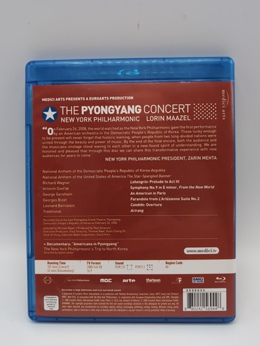 The Pyongyang Concert - New York Philharmonic Lorin Maaz - VERY GOOD - Picture 3 of 3