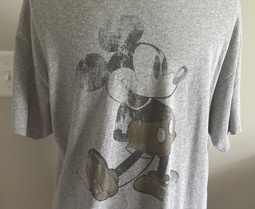 Disney TOPOLINO T-shirt maglietta grigia manica corta XL uomo - Foto 3 di 3