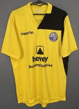 MACRON MENS AFC RUSHDEN & DIAMONDS 2014/2015 SHIRT JERSEY FOOTBALL SOCCER SIZE L