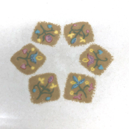 Metlox Vernon Ware Poppytrail Country Cousins Serving Tray Vintage Matte 11" - Picture 3 of 12