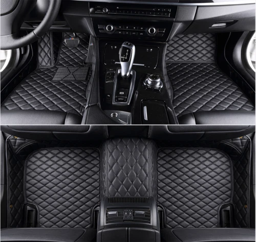 For Hyundai Elantra Luxury Custom Car Floor Mats Auto Carpets Liner Waterproof - Imagen 12 de 42