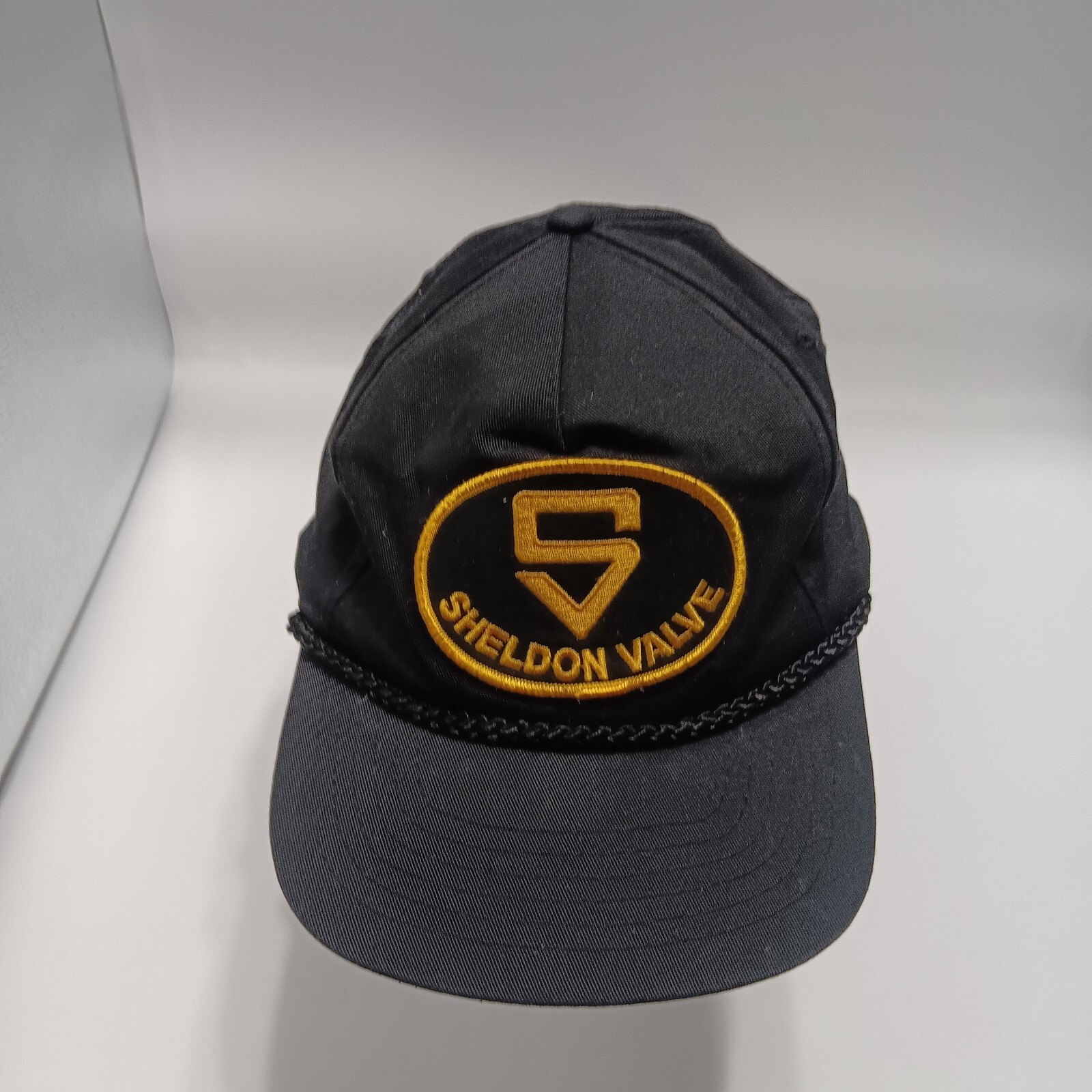 Sheldon Valve Hat Patch Black Rope Strapback A J … - image 3