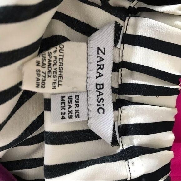 Zara basic black and white stripe sleeveless tank… - image 6