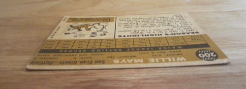 Willie Mays 1960 Topps #200 Trading Card MLB Baseball San Francisco Giants - Picture 9 of 10