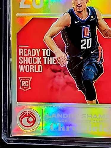 2018-19 2018 Panini Chronicles Rookies Gold #518 Landry Shamet/10 Rookie RC - Bild 5 von 10