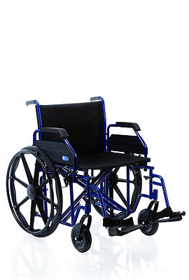 Sedia a rotelle bariatrica extra larga Carrozzina pieghevole per