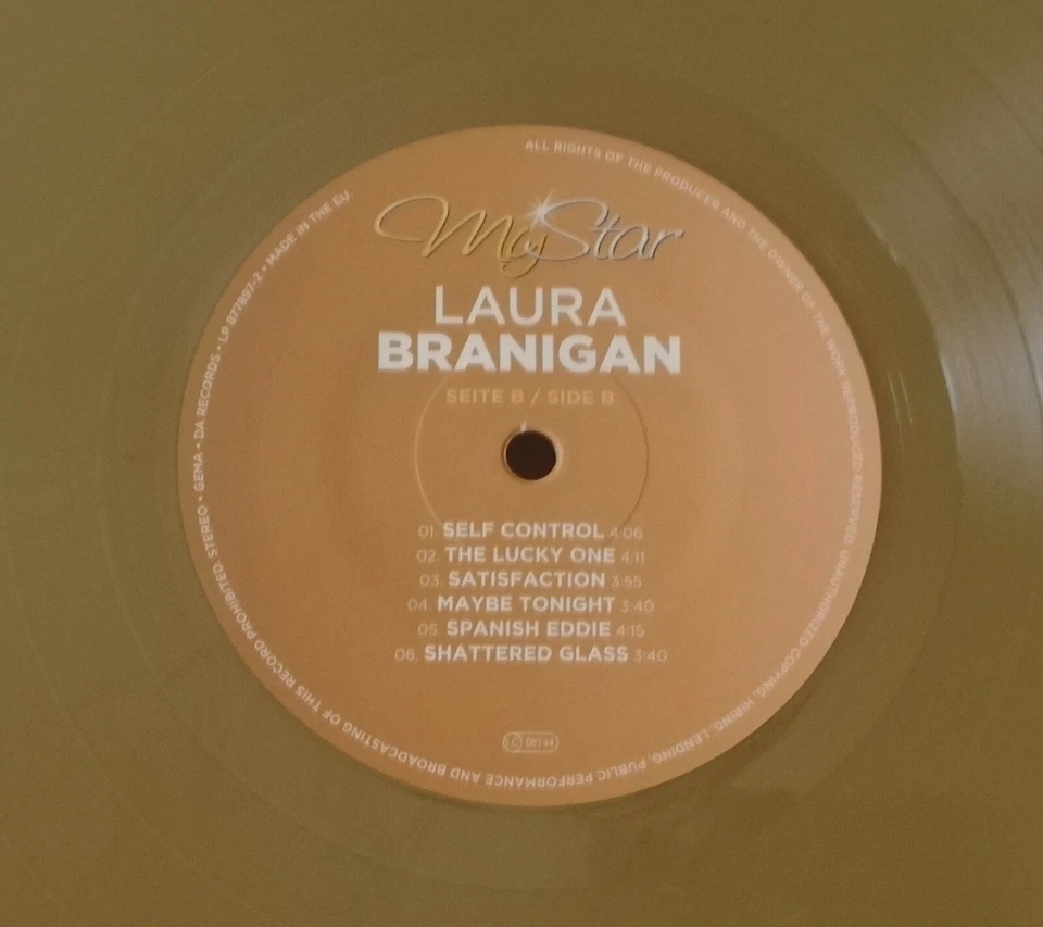 Laura Branigan Gold Vinyl Lp 013 My Star Very Best of Greatest Hits Self Control - Bild 4 von 4