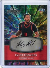 2021-22 Wild Card Alumination Holo-Lux Tie Dye Kyler Edwards Rookie Auto 1/5