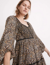Madewell Tiered Midi Dress Cottage Garden 4 Renaissance Gunne Revival