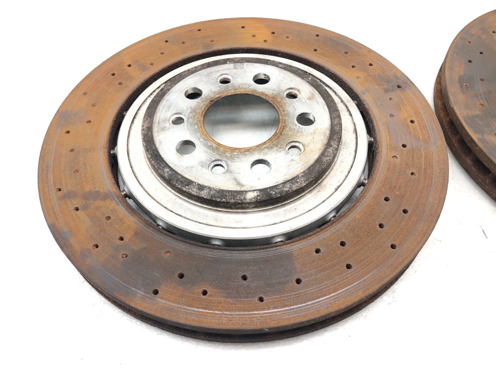 2014-2020 MASERATI GHIBLI S FRONT AWD BRAKE ROTORS SET X2 OEM.
