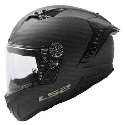 NEW LS2 Thunder C Matte Carbon Fiber Motorcycle Helmet, Size XXL