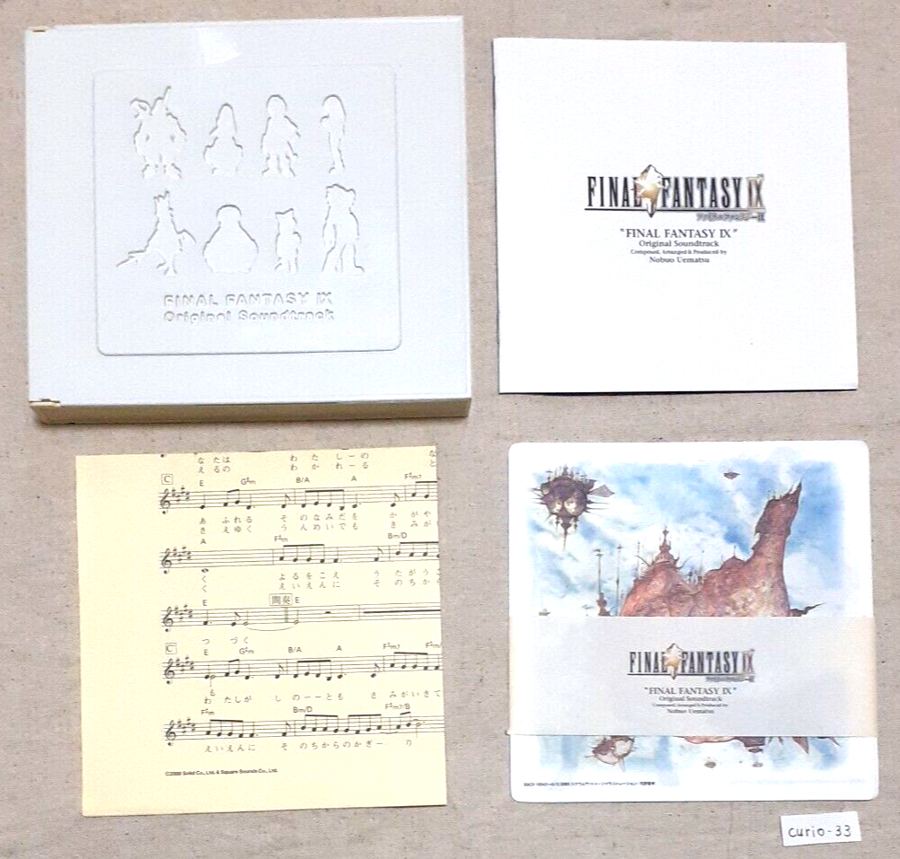 Final Fantasy 9 IX Original Soundtrack Limited Ed CD OST FF Nobuo