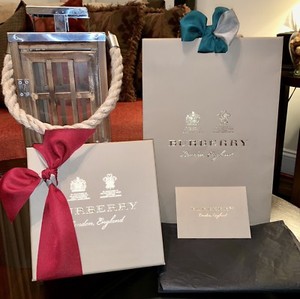 burberry paper shopping bag