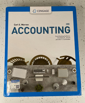 Cengage Accounting 28E By Carl S. Warren Hardcover 9781337902687 | eBay