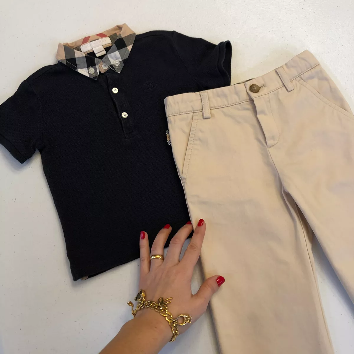 Baby burberry hotsell shirt sale