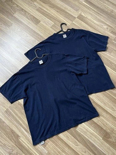 Whitesville 2 T-Shirt Heavy Weight Quali-T Navy Size L Mens Made In Japan video thumbnail
