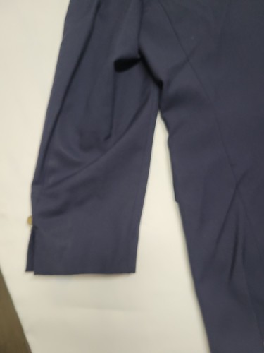 Chaps Ralph Lauren 46T Navy 100% Wool Gold Button Men's Blazer Sport Coat Jacket - Picture 13 of 18