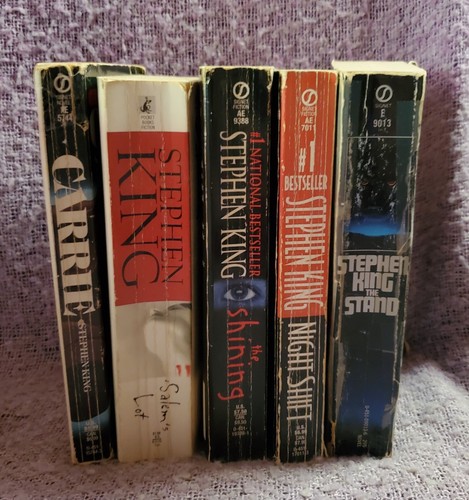 Vintage Stephen King Lot of 5 Paperbacks Carrie *CHECK OUT PICS & DESCRIPTION* - Picture 4 of 18
