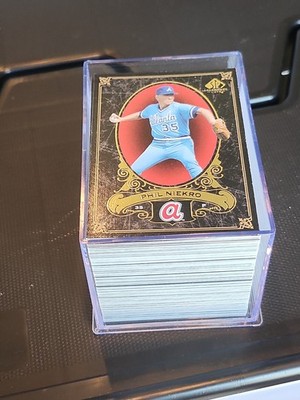 2007 UPPER DECK SP LEGENDARY CUTS COMPLETE BASE SET 1-100 With Container  