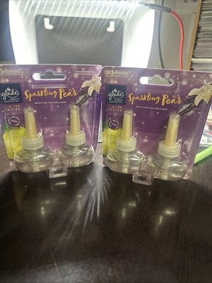 2- 2 Pack Sparkling Pear Limited Edition Glade Refills