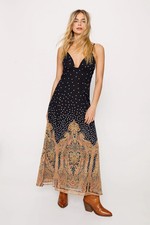 Nastygal Black Maxi Dress Womens Occasion Dresses