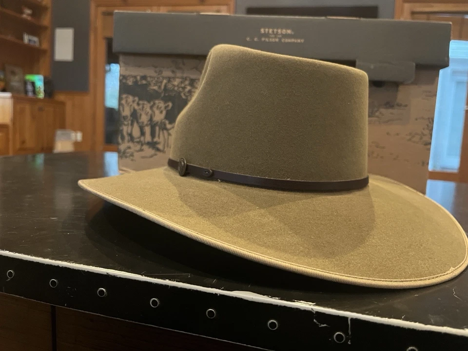 Filson x Stetson Wolf Canyon Hat Custom Gun Club Small, Made in USA - Image 3 of 4