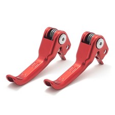 RED Left Right Billet Hydraulic Brake Lever Set for Shimano Deore XT M8000 M8100