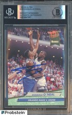 Shaquille O'Neal HOF Signed 1992-93 Ultra #328 RC Rookie BGS BAS Beckett AUTO