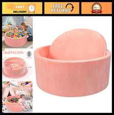 Soft Foam Baby Ball Pit - 35.4"x11.8" Round Playpen for Toddlers, Indoor/Outdoor
