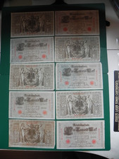 Germany 10x 1000 Mark 1910