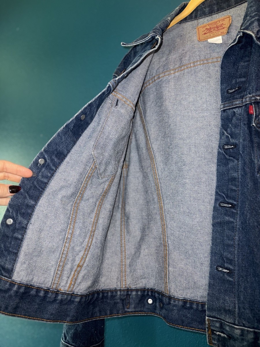 Vintage Levi's 70505 0217 Denim Trucker Jacket USA Made Sz 40 Rare