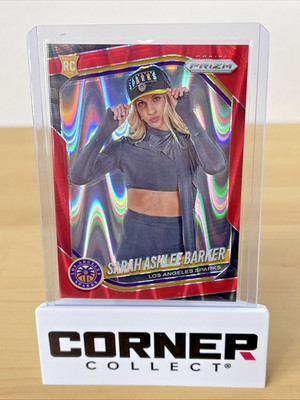 2025 Prizm WNBA Sarah Ashlee Barker Red Seismic #142 Rookie RC 110/249