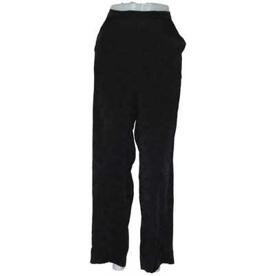 H&M, Hose, Größe: 42, Schwarz, Viskose, Gepunktet, Satin, Damen #ChS