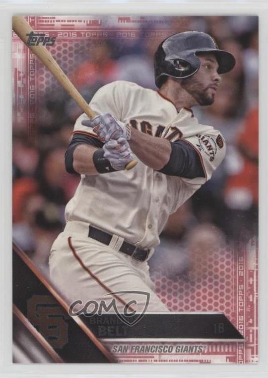 2016 Topps Pink 43/50 Brandon Belt #424 6z2