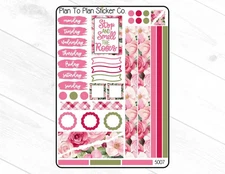 5007~~Roses Journaling Kit Planner Stickers.