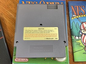 NES Open Tournament Golf (Nintendo) In Box, Excellent Condition CIB Game